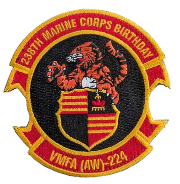 238th Marine Corps Birthday — Bengals patch