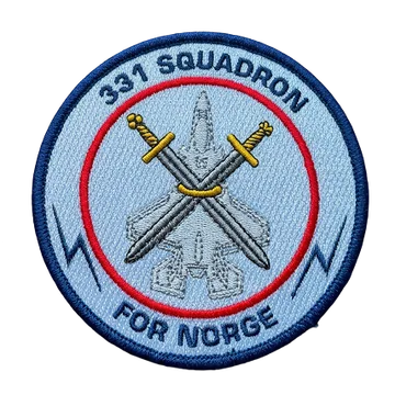 331 Squadron "For Norge" patch