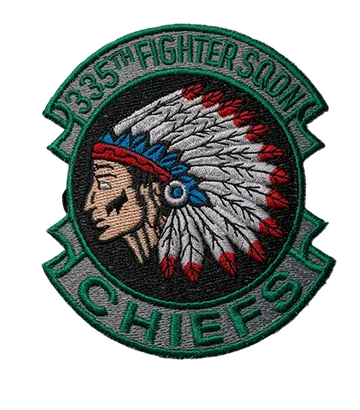 335th Fighter Squadron "Chiefs" patch