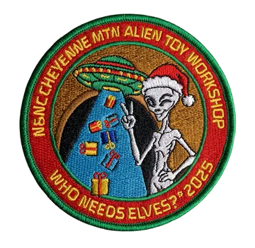 Cheyenne Mtn Alien Toy Workshop patch