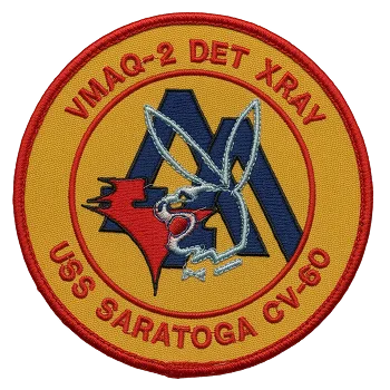 Det X-Ray — USS Saratoga (CV-60) patch