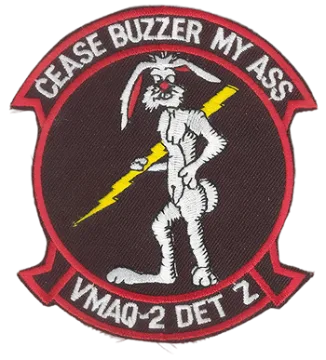 "Cease Buzzer" — Det-Z, 1989 patch