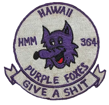 HMM-364 Purple Foxes — Hawaii patch