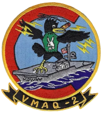 VMAQ-2 — USS Midway Crow patch