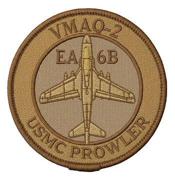 USMC Prowler — Tan Round patch