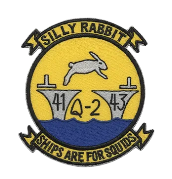 "Silly Rabbit — Ships Are For Squids" patch