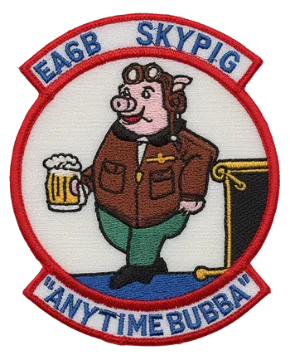 "EA6B Skypig — Anytime Bubba" patch